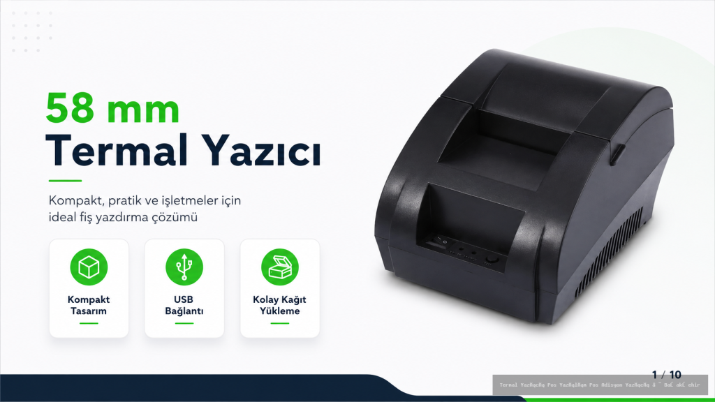 Başakşehir 58mm Usb Termal Makbuz Ve Adisyon Yazıcı - İstanbul Başakşehir 58mm Usb Termal Makbuz Ve Adisyon Yazıcı - İstanbul