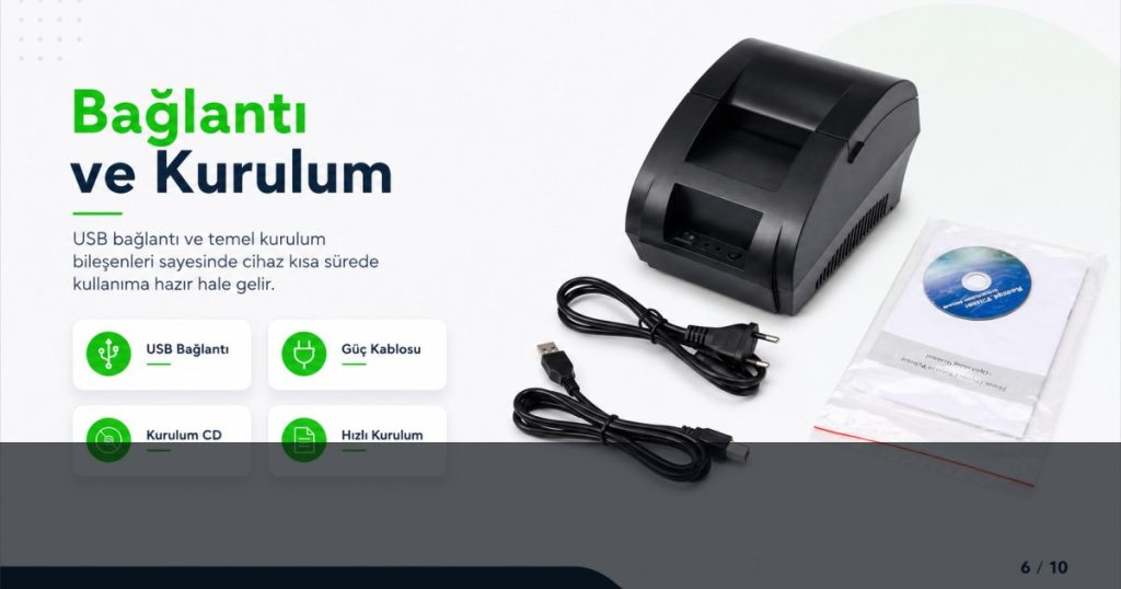 Bağcılar Pos-58 Termal Yazıcı Kurulumu