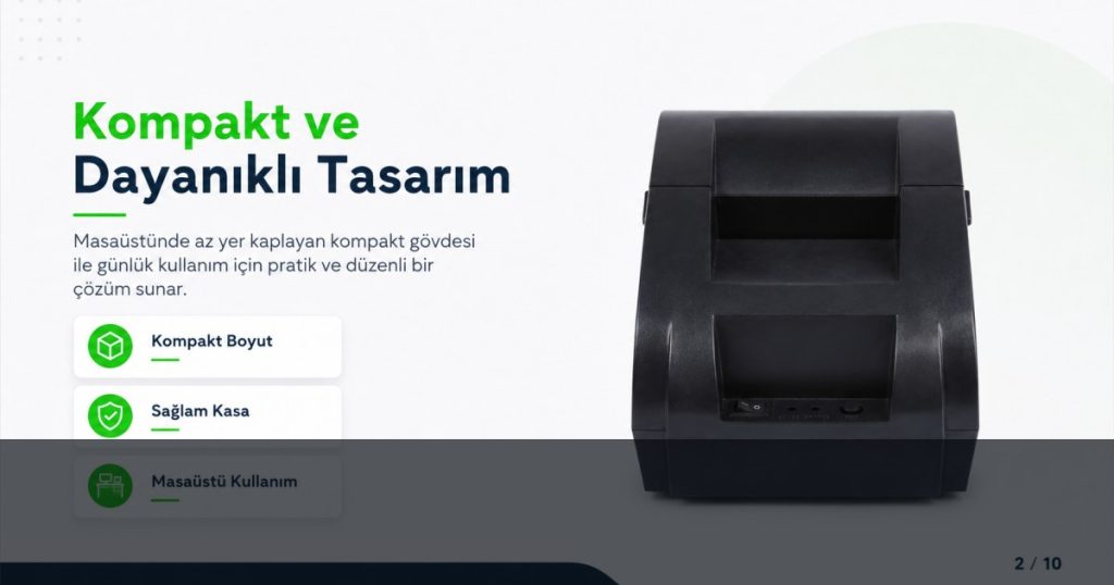 Başakşehir Pos-58 Termal Yazıcı Kurulumu