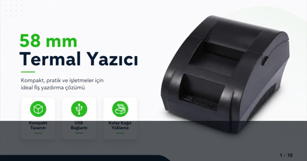 Bayrampaşa Pos-58 Termal Yazıcı Kurulumu