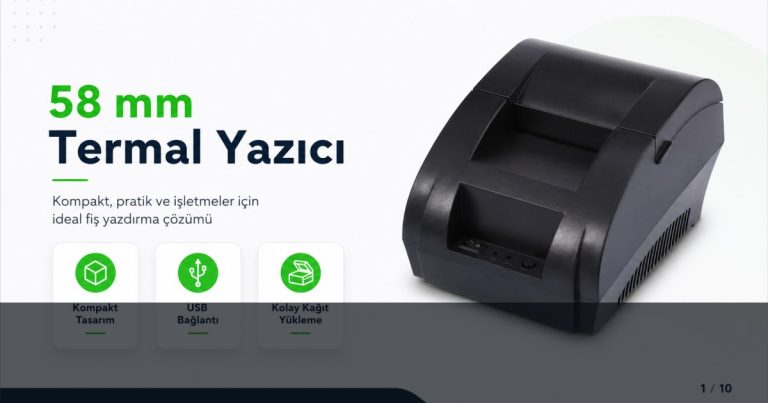 Kadıköy Pos-58 Termal Yazıcı Kurulumu